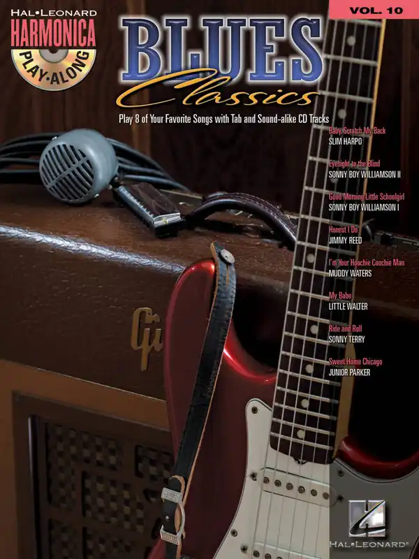 Hal Leonard Blues Classics Harmonica Play-Along Volume 10 - Book/CD Quantité Limitée