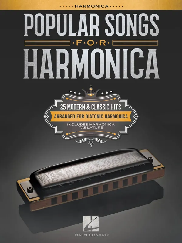 Commander Vite Hal Leonard Popular Songs for Harmonica 25 Modern & Classic Hits Arranged for Diatonic Harmonic - Harmonica TAB - Book