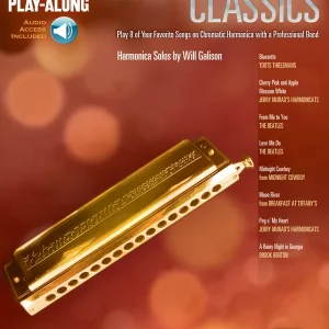 Hal Leonard Pop Classics Harmonica Play-Along Volume 8 - Book/Audio Online Dernière Chance