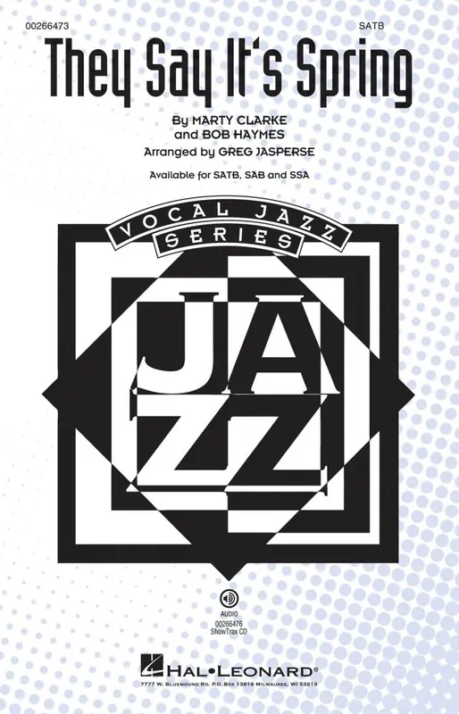 Livraison Express Hal Leonard They Say It‘s Spring - Clarke/Haymes/Jasperse - SATB