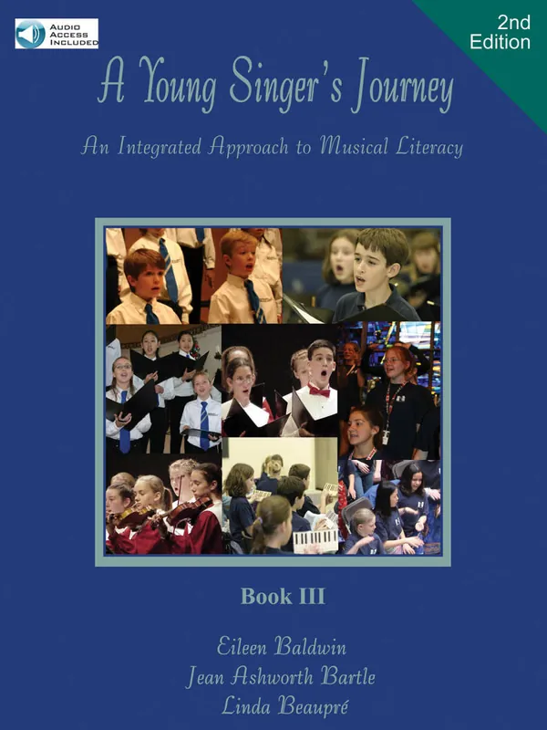 Hinshaw Music Inc A Young Singer‘s Journey, Book 3 (2nd Edition) - Baldwin/Beaupre/Bartle - Book/Audio Online Meilleure Vente