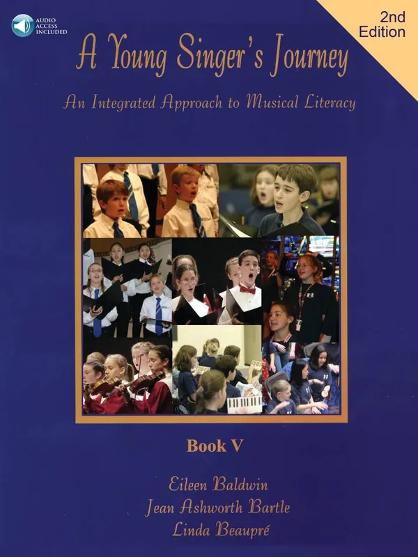 Offre Limitée Hinshaw Music Inc A Young Singer‘s Journey, Book 5 (2nd Edition) - Baldwin/Beaupre/Bartle - Book/Audio Online