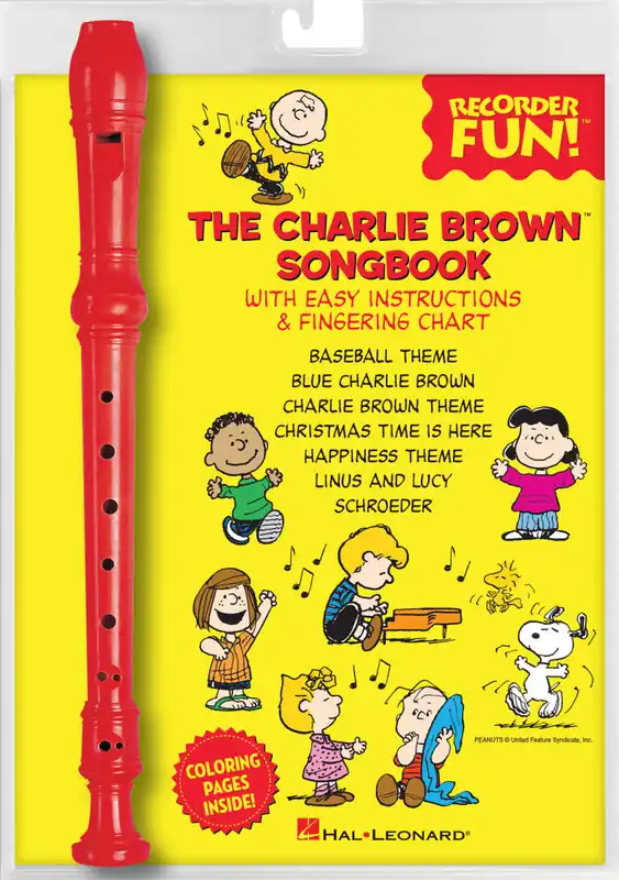 Hal Leonard The Charlie Brown Songbook Recorder Fun! - Guaraldi - Book/Recorder Pack Pas Cher