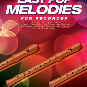 Hal Leonard Easy Pop Melodies - Recorder - Book Offre Spéciale