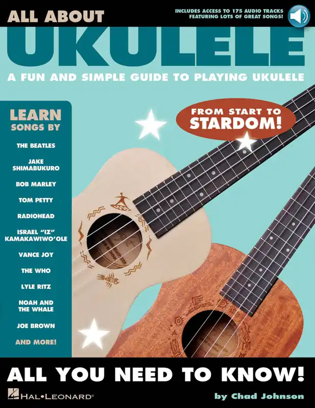 Hal Leonard All About Ukulele - Johnson - Ukulele TAB - Book/Audio Online Petit Prix