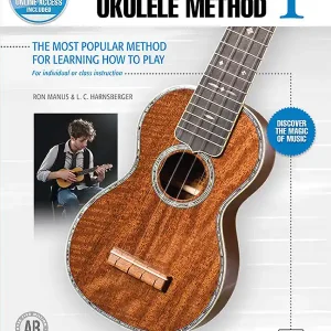 Alfred Publishing Alfred‘s Basic Ukulele Method 1 - Manus/Harnsberger - Ukulele - Book/Audio Online Expédié Aujourd'hui