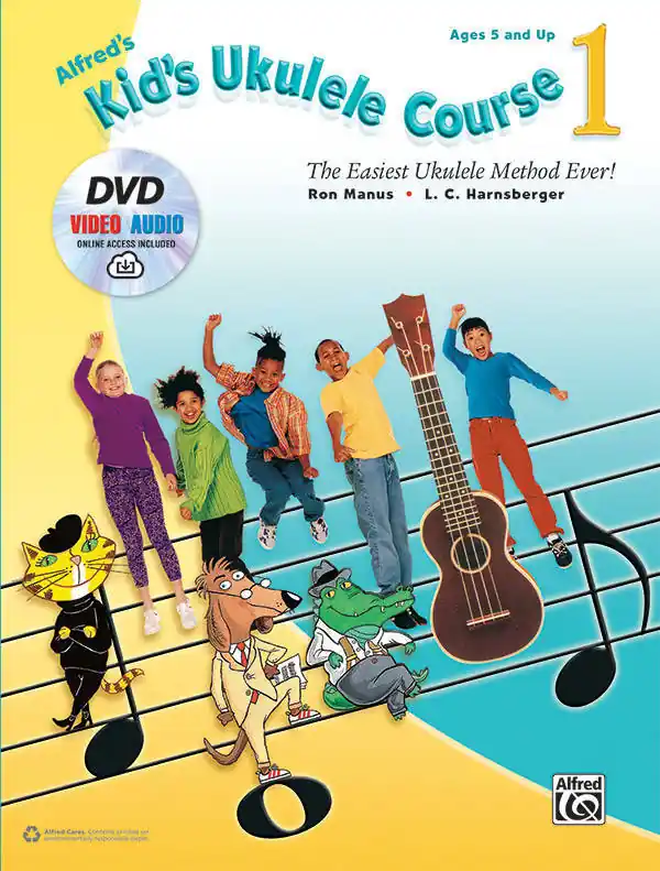 Must-Have Alfred Publishing Alfred‘s Kid‘s Ukulele Course 1 - Manus/Harnsberger - Book/DVD/Audio, Video, Software Online