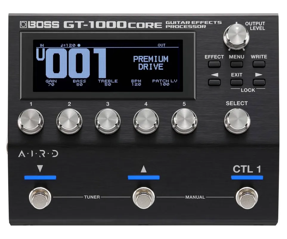 BOSS GT-1000CORE Compact Guitar Effects Processor Dernier Modèle