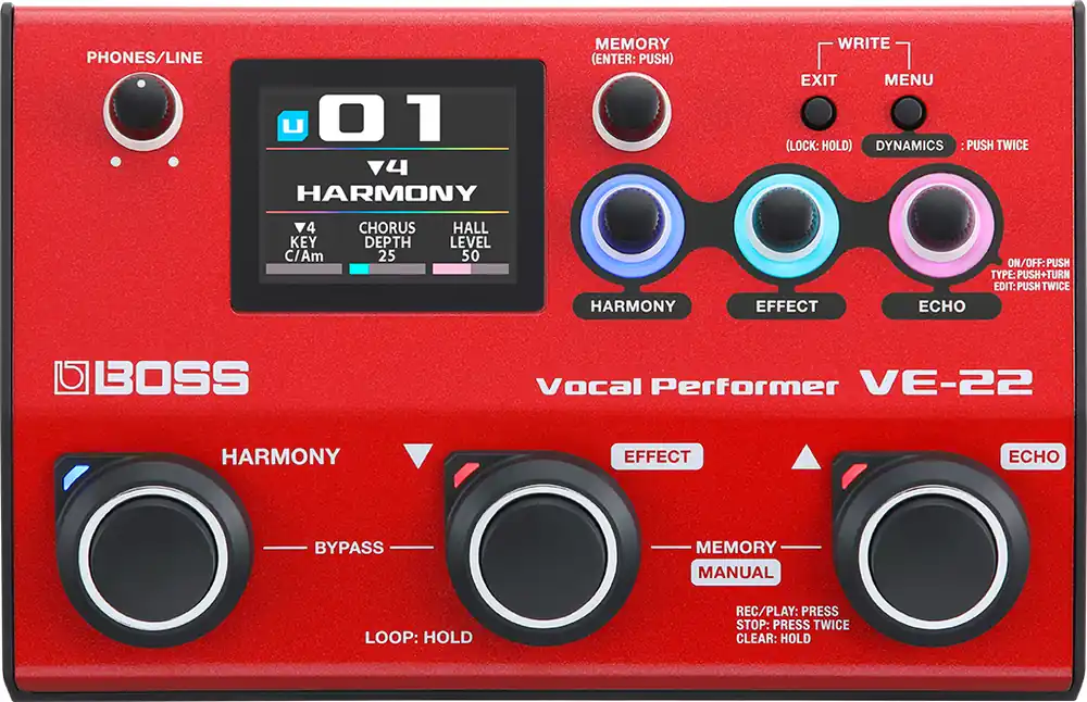 Boss VE-22 Vocal Performer Meilleure Vente