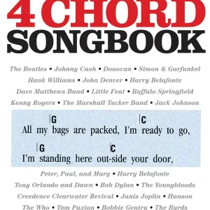 Expédition Rapide Cherry Lane The 4 Chord Songbook Strum & Sing - Guitar/Vocal - Book