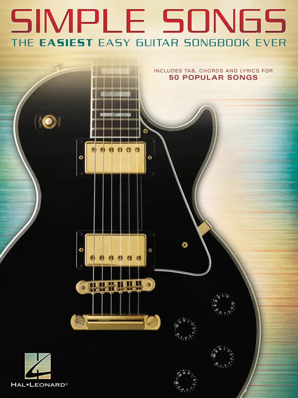 Pas Cher Hal Leonard Simple Songs The Easiest Easy Guitar Songbook Ever - Guitar TAB - Book