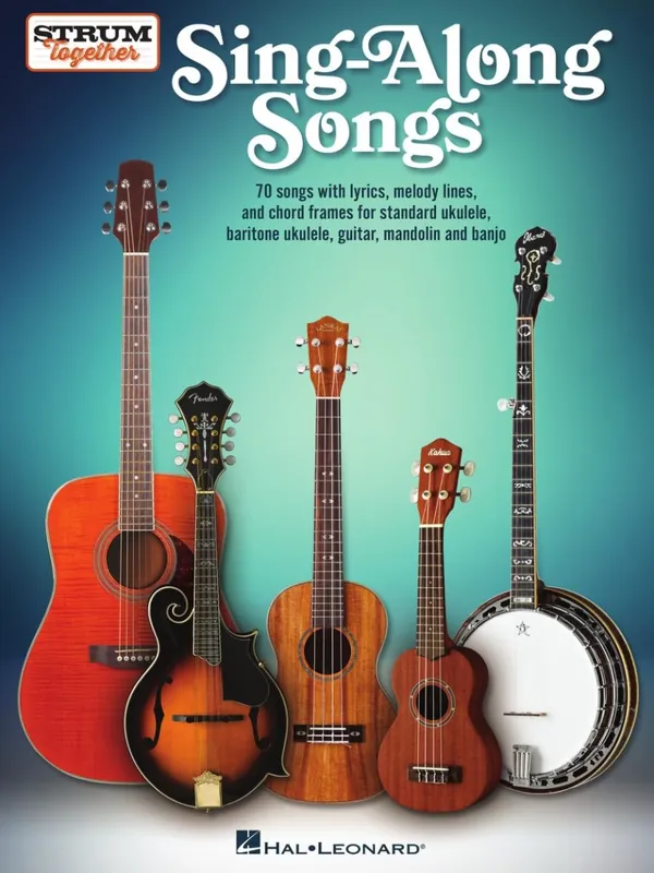 Hal Leonard Sing-Along Songs Strum Together - Phillips - Ukulele/Baritone Ukulele/Guitar/Banjo/Mandolin - Book Nouveauté