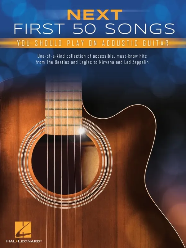 Bon Plan Hal Leonard Next First 50 Songs You Should Play on Acoustic Guitar - Guitar TAB - Book