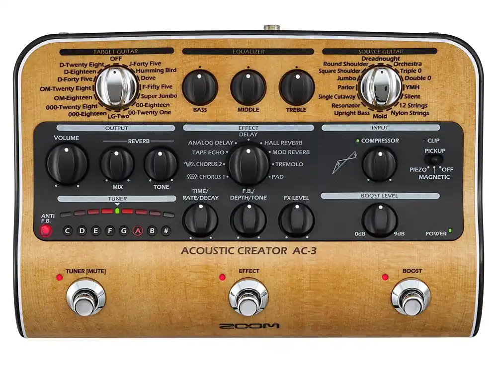 Zoom AC-3 ACOUSTIC CREATOR Usine Directe