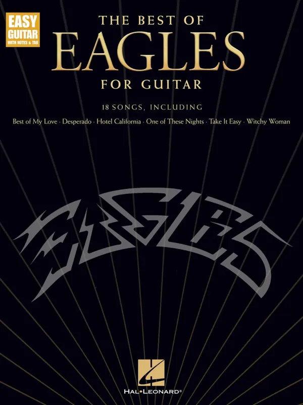Meilleur Choix Hal Leonard The Best of Eagles for Guitar (Updated Edition) - Easy Guitar TAB - Book