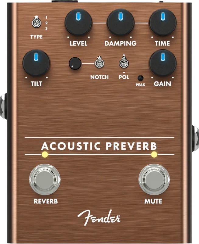 Nouvel Arrivage Fender Acoustic Preverb - Preamp/Reverb Pedal