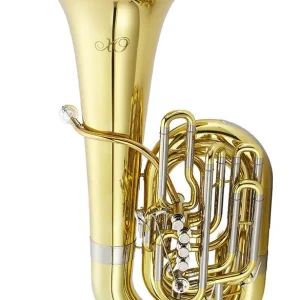 Seulement Aujourd'hui XO Professional Brass 1680L CC 4-Piston + Rotary Valve Tuba w/17.4‘‘ Bell - Lacquer Finish