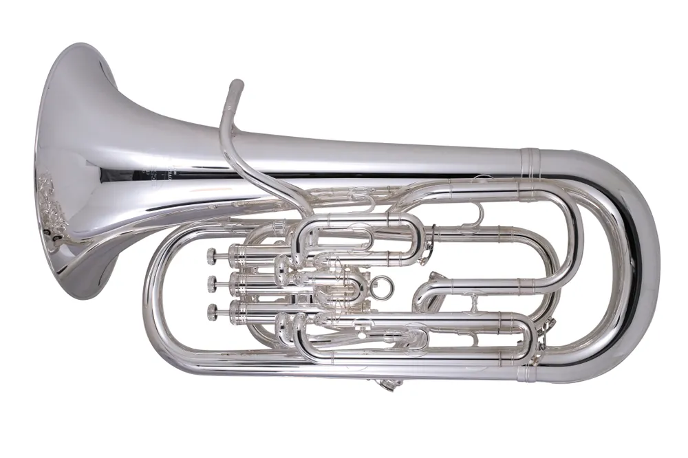 Expédition Rapide Besson Sovereign 967 Euphonium with Tuning Slide - Silver Plated