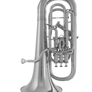 Vente Flash Eastman Winds 4 Valve Compensating Euphonium, 11.5‘‘ Bell - Silver-Plated