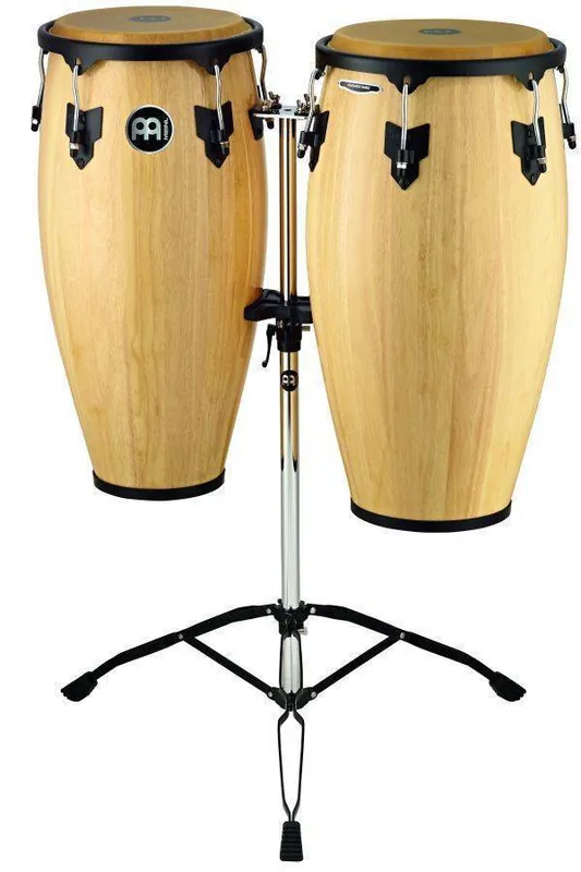 Affaire À Saisir Meinl Headliner Wood Congas 11 & 12 inch with Stand, Natural