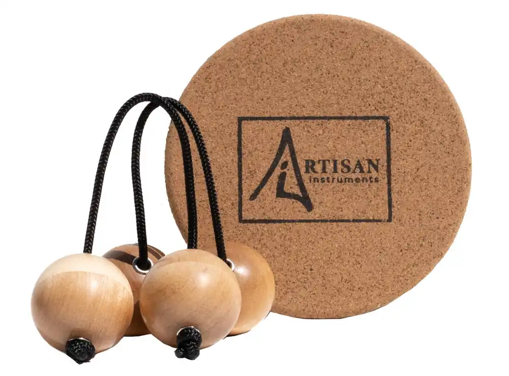 Artisan Instruments 2‘‘ Boom Kashakas with Adjustable Rope Achetez Aujourd'hui