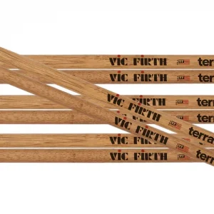 Achetez Aujourd'hui Vic Firth American Classic Terra Drumsticks with Nylon Tip - 5BN (4-Pack)
