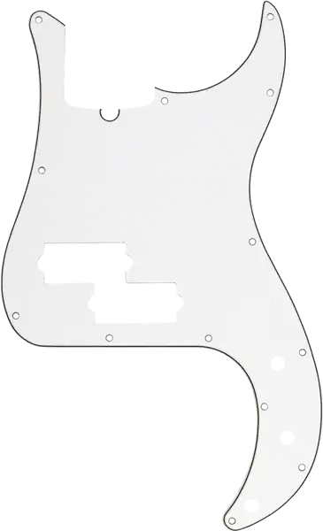 Meilleur Prix Fender Precision Bass 3-Ply Pickguard, 13-Hole Mount - Parchment