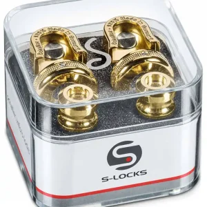 Acheter Direct Schaller S-Lock Strap Locks - Gold
