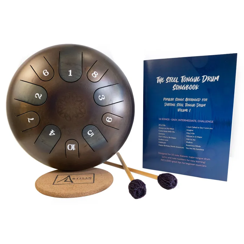 Artisan Instruments Singing Steel Tongue Drum Package Vente Directe