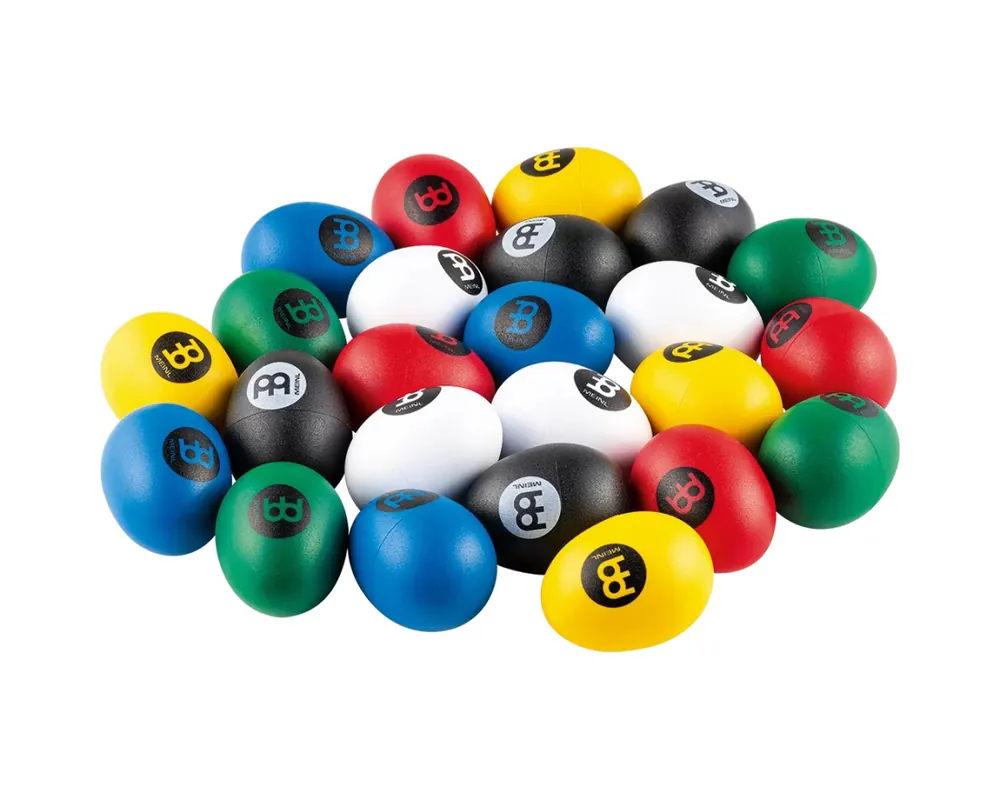 Meinl Multi-colour Egg Shaker Set - 24 Pieces Petit Prix