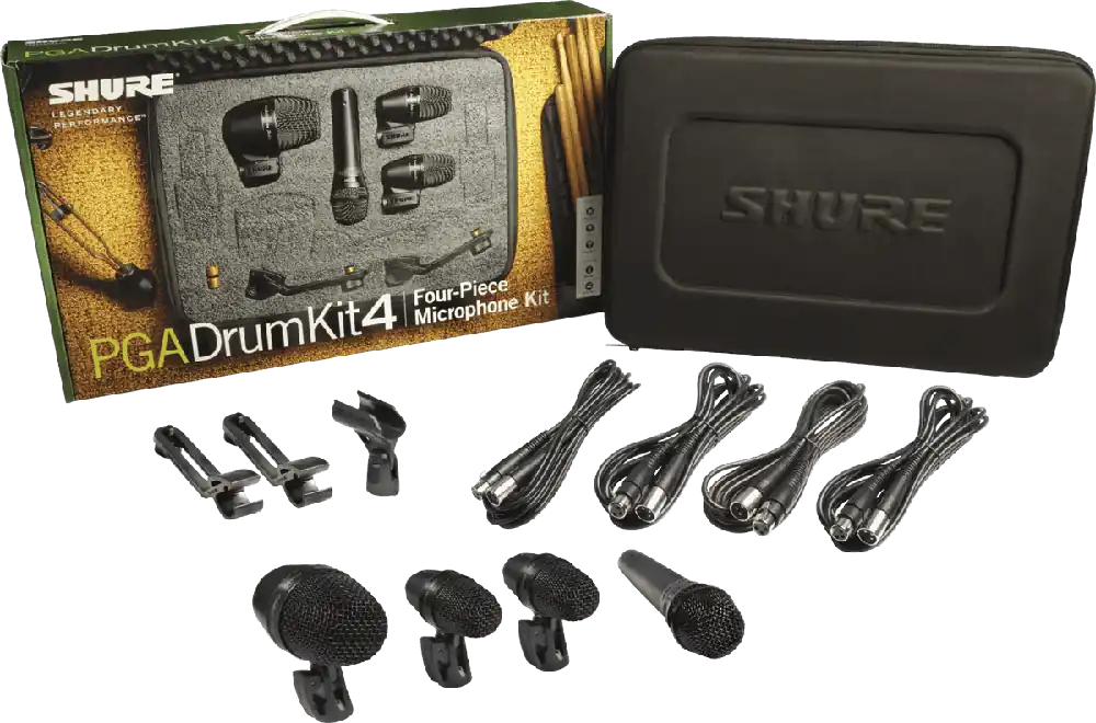 Shure PGADRUMKIT4 Mallette 4 micros batterie Produit De Marque