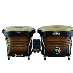 Authentique Meinl Free Ride Series Bongo 6 3/4 & 8 inch, Antique Tobacco Burst