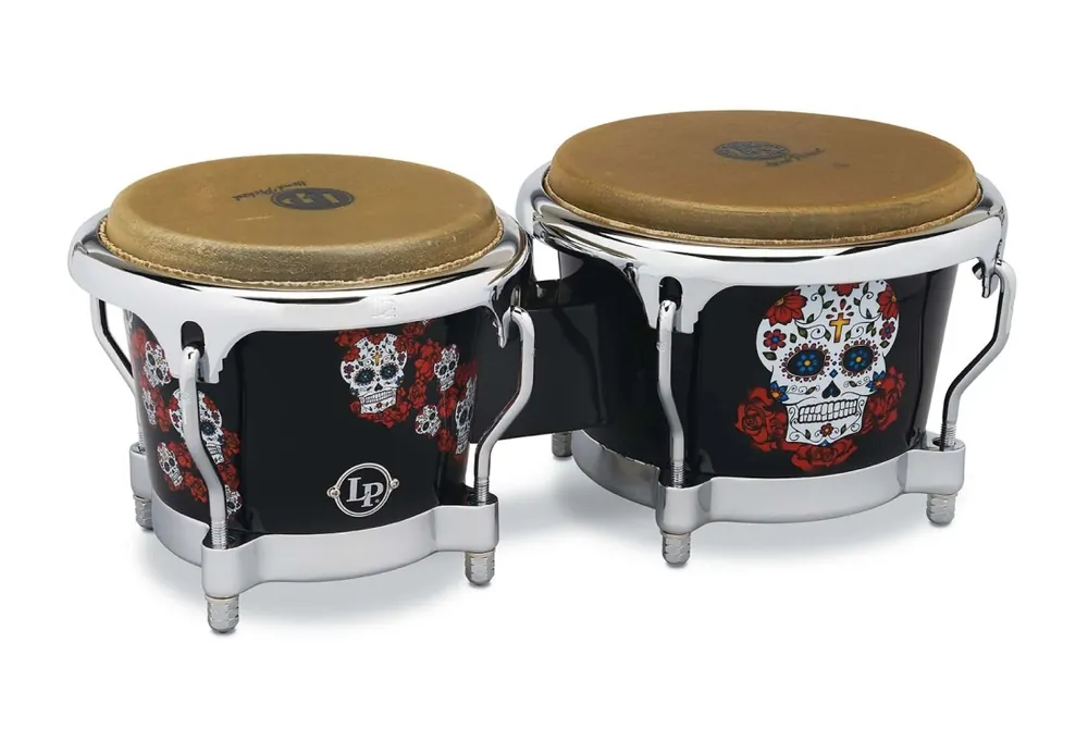 Latin Percussion Karl Perazzo Signature Fiberglass Bongos Quantité Limitée
