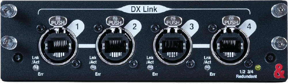 Commande En Gros Allen & Heath Carte optionnelle 4 ports DX 128 entrées, 64 sorties