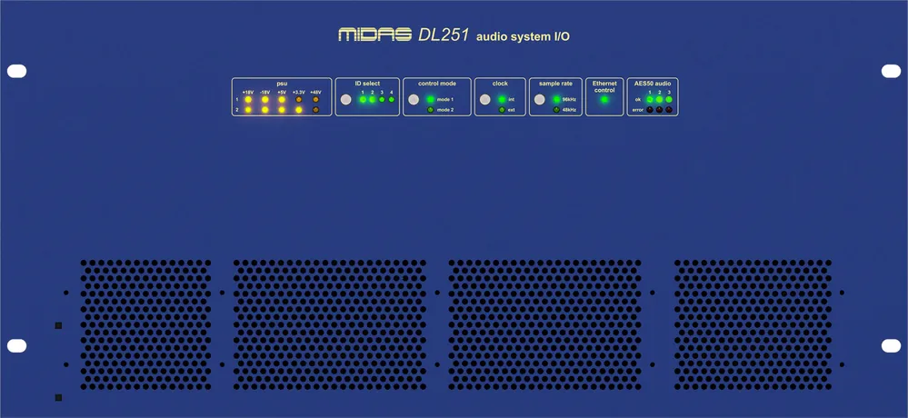 Midas DL251 Boîtier de scène 48 entrées et 16 sorties analogiques Offre Spéciale