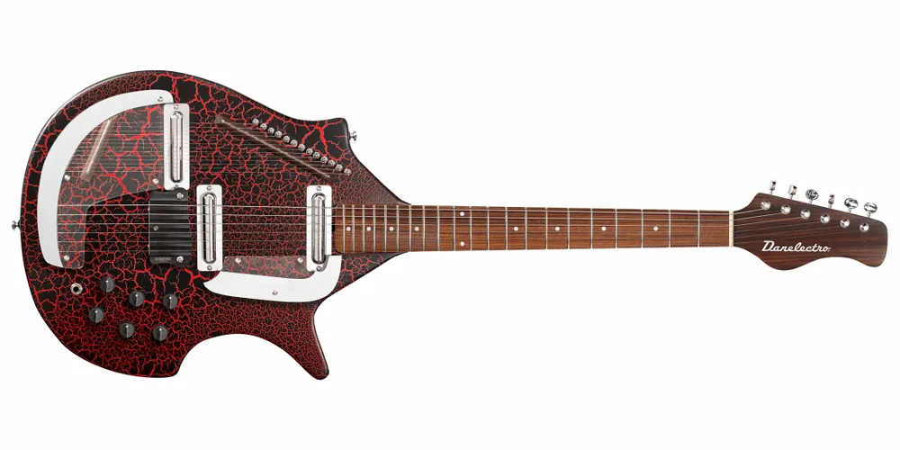 Danelectro Electric Sitar - Red Jusqu'à Épuisement Des Stocks