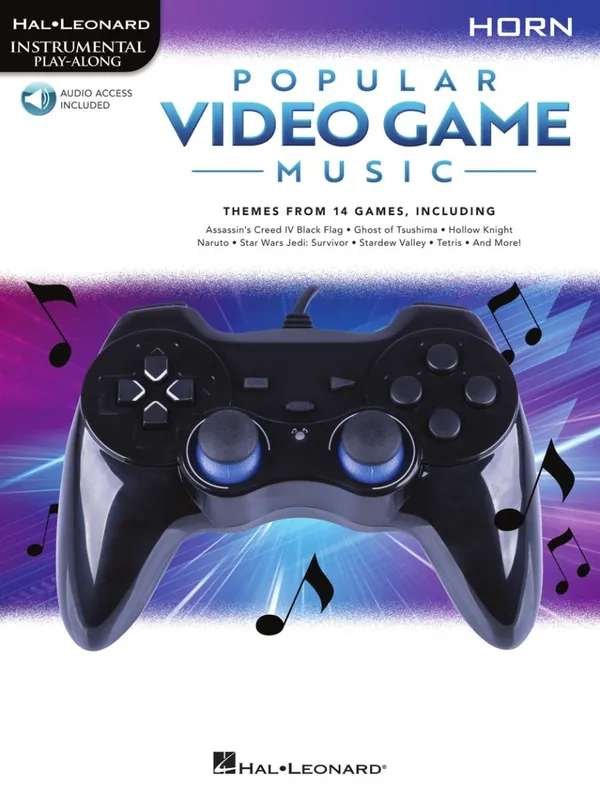 Hal Leonard Popular Video Game Music Instrumental Play-Along - Horn - Book/Audio Online Achetez Aujourd'hui