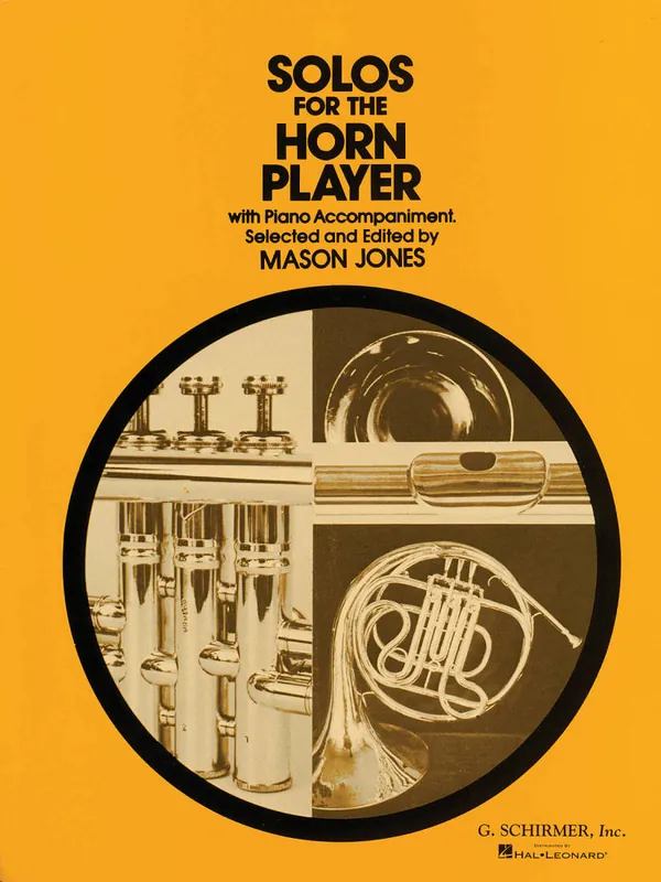 G. Schirmer Inc. Solos for the Horn Player - Jones - Horn/Piano - Book Prix Promo