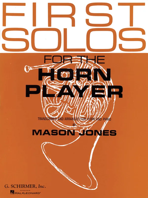 Bon Plan G. Schirmer Inc. First Solos for the Horn Player - Jones - Horn/Piano - Book
