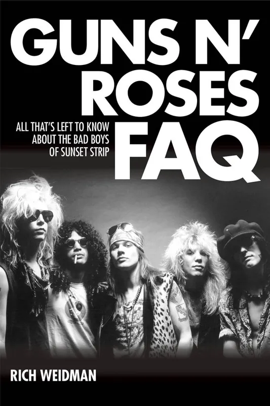 Retour Gratuit Hal Leonard Guns N‘ Roses FAQ - Weidman - Book