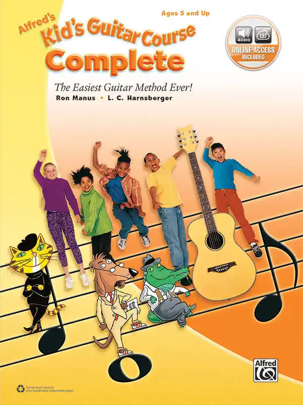 Must-Have Alfred Publishing Alfred‘s Kid‘s Guitar Course Complete - Manus/Harnsberger - Book/Audio Online