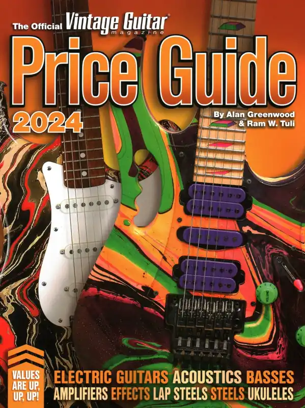 Hal Leonard The Official Vintage Guitar Magazine Price Guide 2024 - Greenwood/Tuli - Guitar = Book Produit De Marque