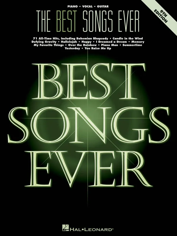 Hal Leonard The Best Songs Ever (9th Edition) - Piano/Vocal/Guitar - Book Nouvelle Collection