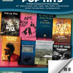 Hal Leonard 4 Chord Pop Hits Super Easy Songbook - Piano - Book Super Prix