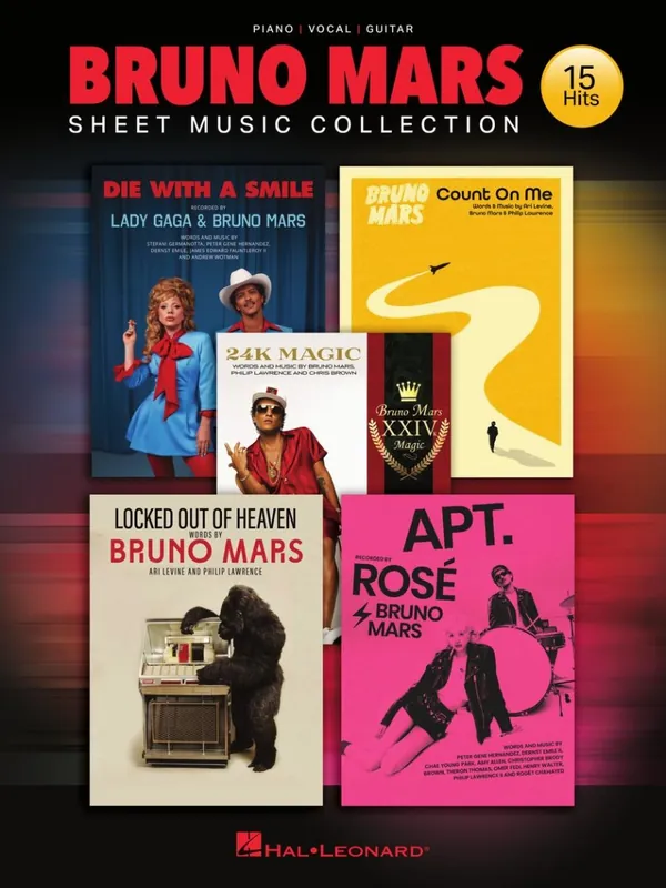 Soldes Hal Leonard Bruno Mars Sheet Music Collection - Mars - Piano/Vocal/Guitar - Book