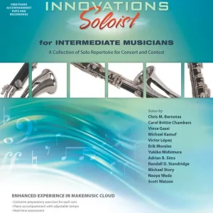 Alfred Publishing Sound Innovations Soloist for Intermediate Musicians - Bass Clarinet - Book/Media Online Satisfait Ou Remboursé