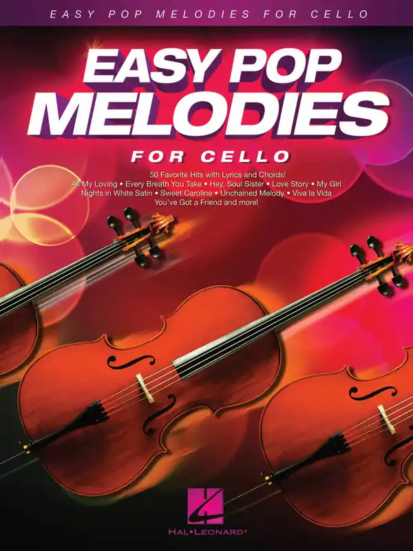 Hal Leonard Easy Pop Melodies - Cello - Book Prix Promo