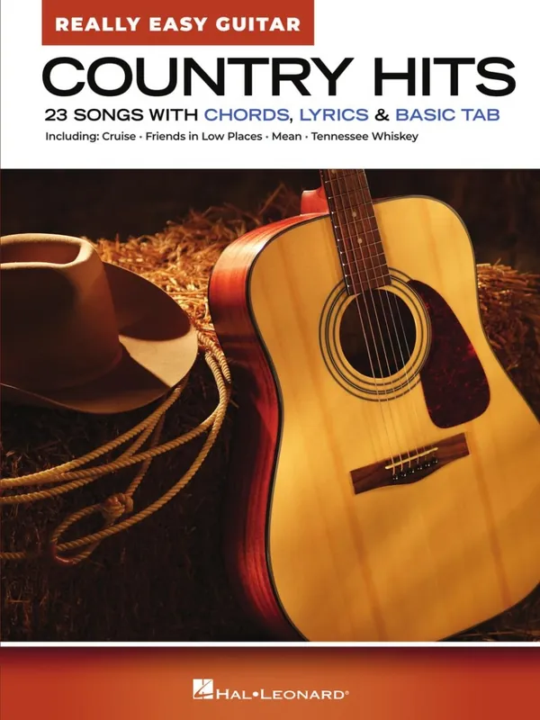 Hal Leonard Country Hits Really Easy Guitar - Easy Guitar TAB - Book Populaire