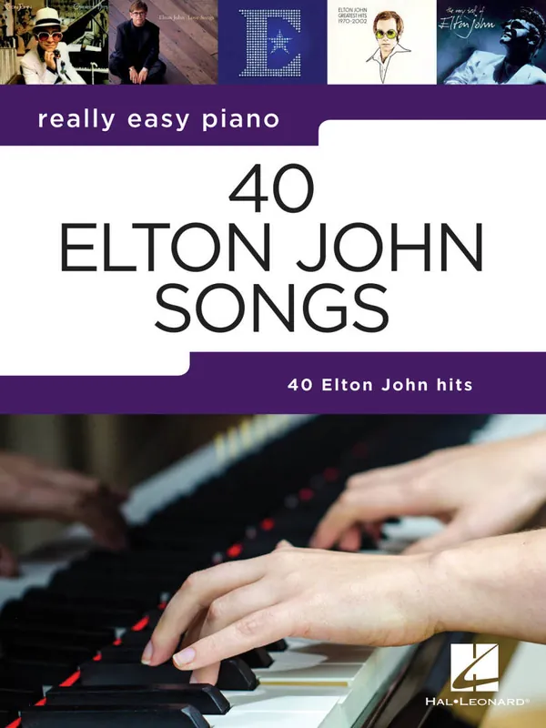 Jusqu'à Épuisement Des Stocks Hal Leonard 40 Elton John Songs Really Easy Piano - Easy Piano - Book