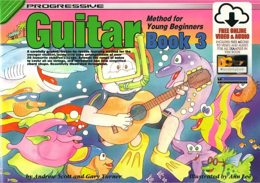 Koala Music Publications Progressive Guitar Method for Young Beginners, Book 3 - Scott/Turner - Guitar - Book/Media Online Acheter En Ligne